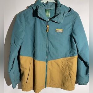L.L. Bean Kids Colorblock Jacket 10-12-removable liner